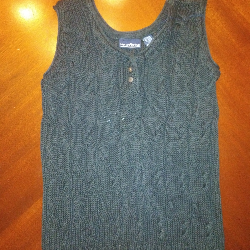 Hunters Run knit tank top Large
